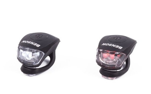 [FIETSLAMP] Fietslamp 2 delig silicone 
