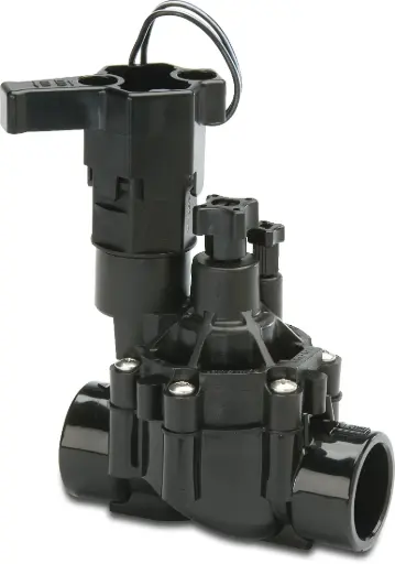 [MAGVENT24VAC] Solenoid valve glass-filled polypropylene 1" female thread 10bar 24VAC black 100-DVF