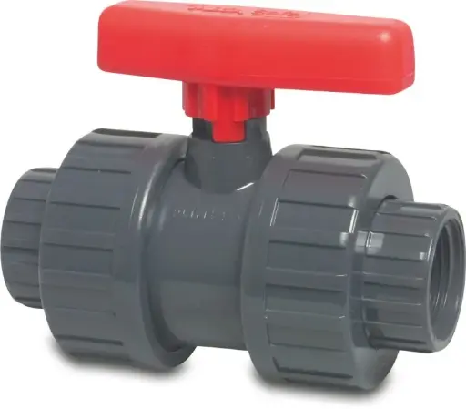 [KOGKRDN25SAFE] Robinet à bille PVC-U 1" filet femelle 16bar DN25 Safe 625 L1