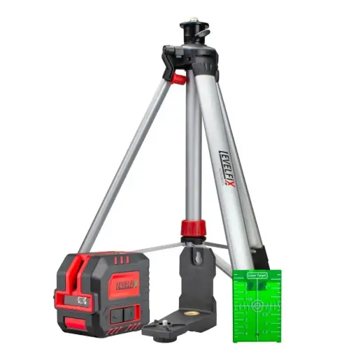 [CL120G] Levelfix CL120G cross line laser set with tripod (en anglais)