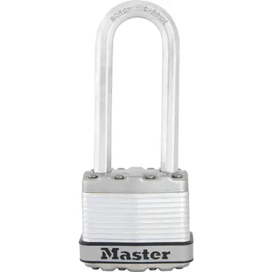 [M1EURDLJ] Hangslot Grijs gelamineerd 45mm - 64mm beugel  
