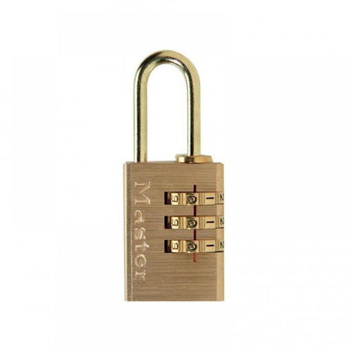 [620EURD] Combinatiehangslot Goud 20mm - 22mm beugel 