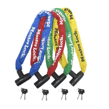 [8391EURDPROCOL] Cadenas pour vélo avec clés 90mm (bleu, rouge, vert ou orange)