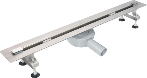[GG080CM] Douchegoot Aloni RVS 80 cm compleet met rooster - gunmetal