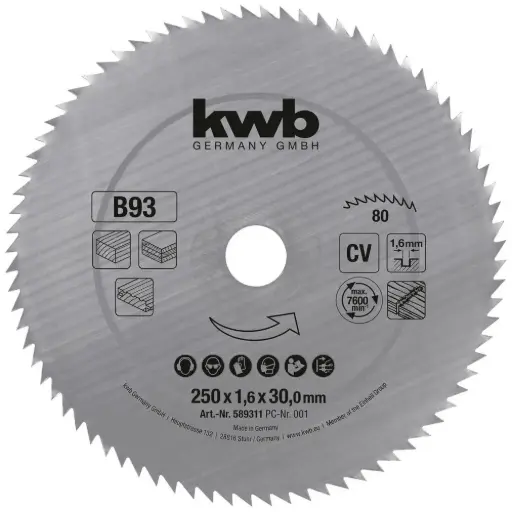 [KWB586933] KWB Cirkelzaagblad HM Ø 190 X 30mm  69E