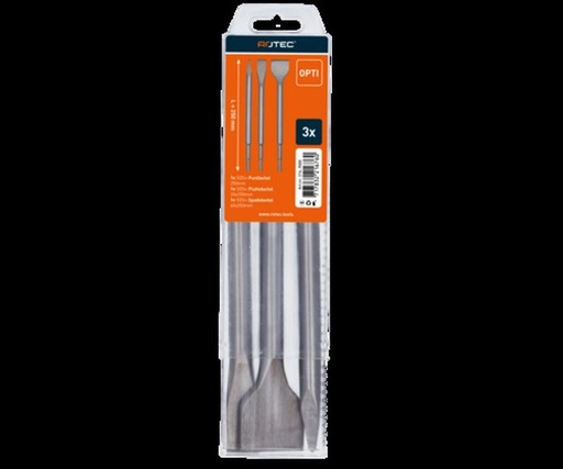 [979009] SDS+BEITEL 250mm plat/40 mm geel 