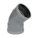 [PPB1251SN8G] PP Bend sewer pipe dia 125mm 15° 2xM gray benor SN8