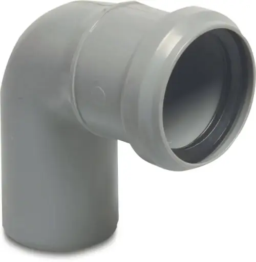 [PPBS1608SN8G] PP Coude tuyau d'égout dia 160mm 87° Msp gris benor SN8