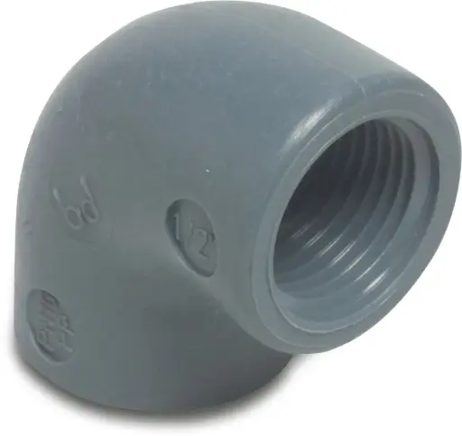 [0330106] Pvc druk bocht 3/8" 90 ° 
