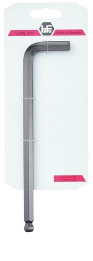 [HF 450-120-88] INBUS - stiftsleutel met kogelkop 12mm - op kaart   lang
