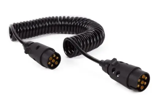 [VERLENGKABEL7POLIG] Câble de rallonge 7-pôles curly 4.5 mtr cable