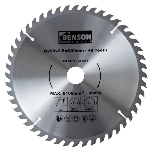 [CIRKELZAAGBLAD250X48T] Circular saw blade 250 x 48 teeth
