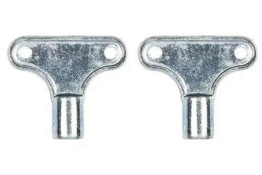 [RADIATORONTLUCHTINSSLLEUTEL2DLG] Radiator breather key 2 pcs