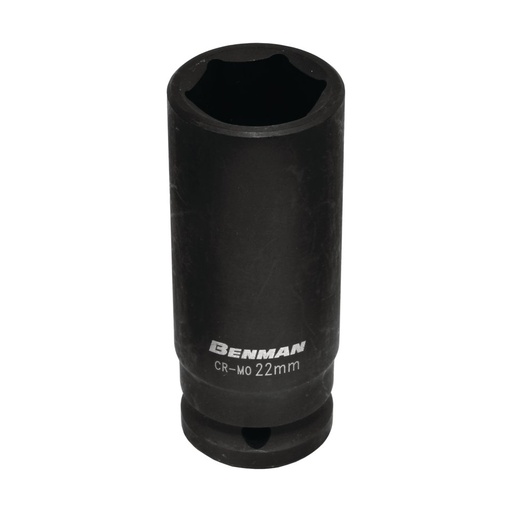 [SLAG12L12] Slagdop lang 1/2" x 12mm zwart, Benman