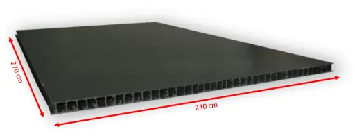 [BEKISTINGSPLAAT] Betoform 10 mm (bekistingsplaat) 2,40mx2,70m= 6,48m2