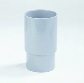[MBL80] PVC verlengde mof 80 1LV/1VS RWA grijs  