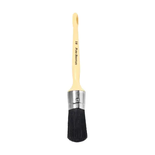 [210/14] Pinceau rond n° 14 manche plastique poils noirs
