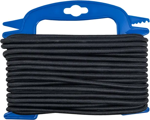 [2701857] Gummi-snoer 6mm/10kg zw haspel 15m 