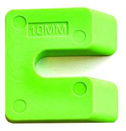 [UVP10] Verdikkingsplaatjes groen 10mm (80st) (callage pvc)