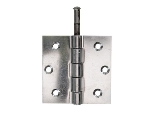 [36121 1] scharnier avec rivet inox 76x76x2
